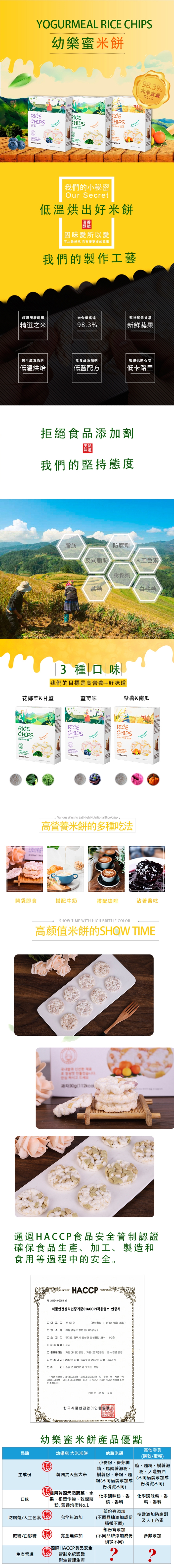 幼樂蜜YOGURMEAL-(紫薯+南瓜/藍莓/花椰菜+甘藍)米餅(兩盒組)