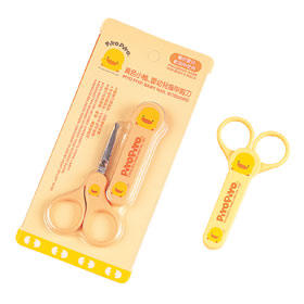 黃色小鴨-嬰幼兒指甲剪刀(GT-83174)