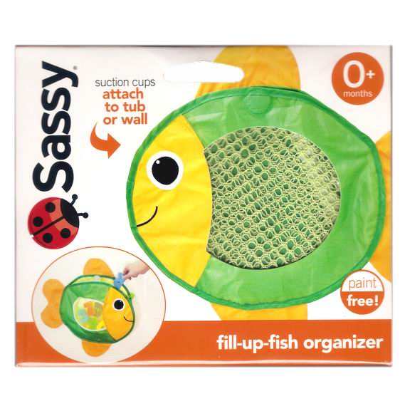 SASSY-魚魚洗澡玩具收納袋(10028)