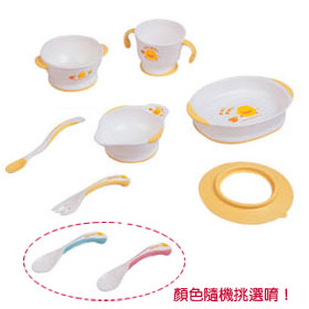 黃色小鴨-一階段學習餐具組(GT-63095)