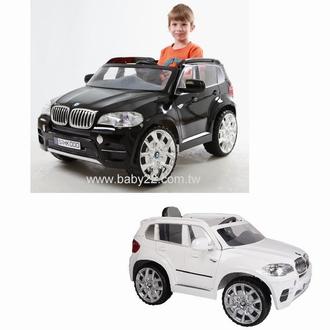 BMW X5-兒童雙驅(遙控)電動車(黑色/白色)W498Q-L200