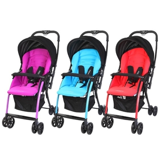 聖嬰-ViVibaby超輕雙向嬰兒手推車(紫色/藍色/紅色)C22501
