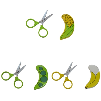 唯可-日本製食物剪刀(玉米造型/荷蘭豆/香蕉)