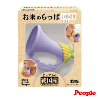People-新彩色米的喇叭咬舔玩具(米製品玩具系列)KM018