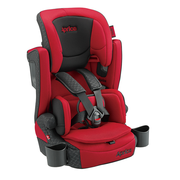 愛普力卡Aprica-AirGroove限定版Plus成長型輔助汽車安全座椅(紅色旋風)93502