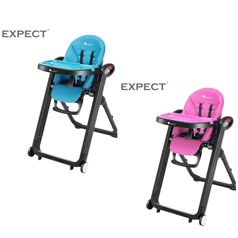 傳佳知寶-EXPECT多功能兒童餐椅(藍色/紫紅色)S150