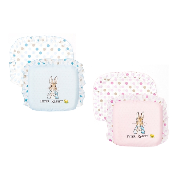 奇哥Peter Rabbit-花園比得兔乳膠圓型枕-藍色/粉紅(附枕套)PLA64600