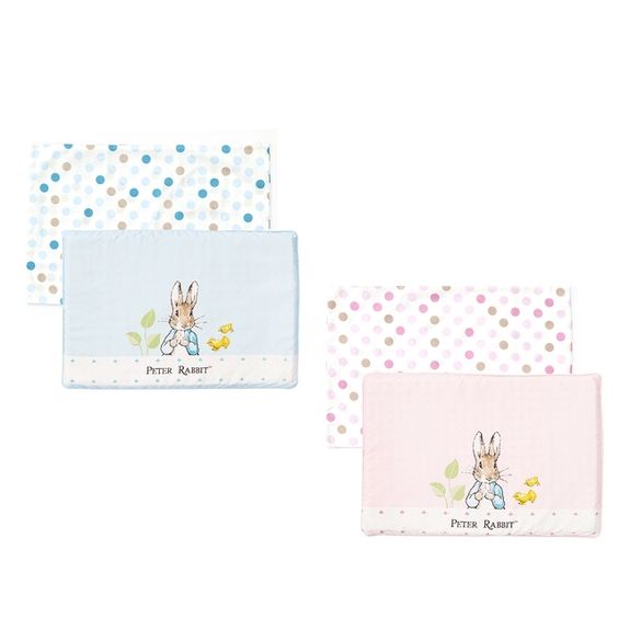 奇哥Peter Rabbit-花園比得兔乳膠枕-藍色/粉紅(附枕套)PLA64500