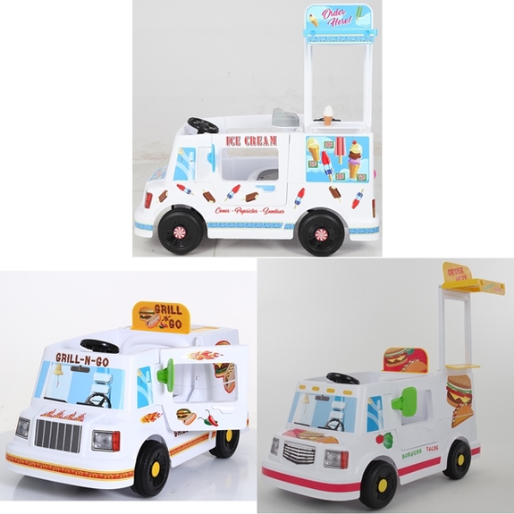 馬克文生-(冰淇淋/燒烤/漢堡)胖卡電動車(W408)