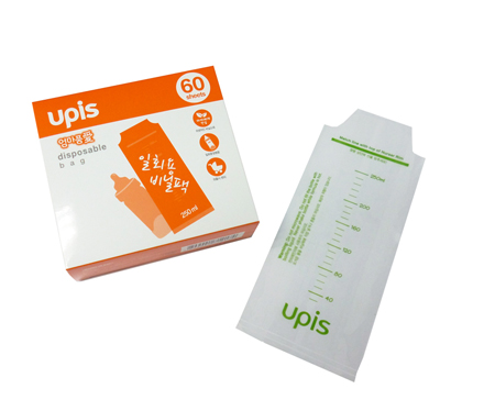 吉而登-UPIS拋棄奶瓶專用奶袋(60入)250ml(117-UP17)