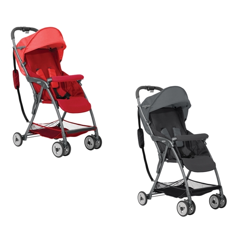 GRACO-超輕量型單向嬰幼兒手推車羽量級FEATHERWEIGHT(艷陽紅/酷樂黑)