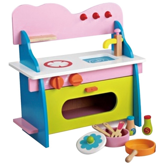 CHING-CHING親親-WOOD TOYS木製玩具組-繽紛廚房-A(MSN15027)