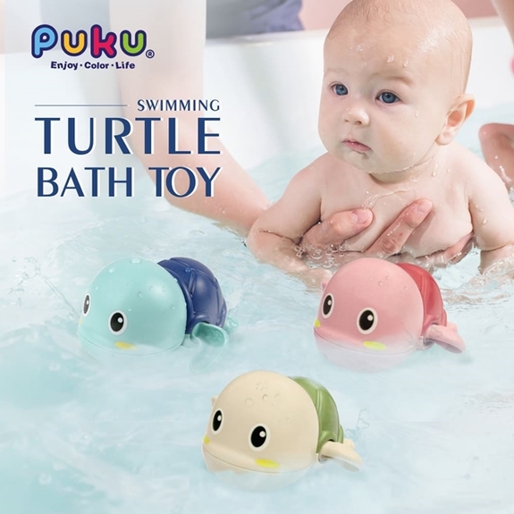 PUKU藍色企鵝-樂游小烏龜發條玩具(P50106)