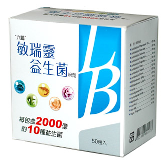 六鵬-敏瑞靈益生菌粉劑(50包/1盒)