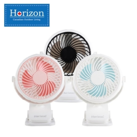 Horizon天際線-夾式隨行小風扇(晴空藍/珊瑚粉/冰晶灰)HA801