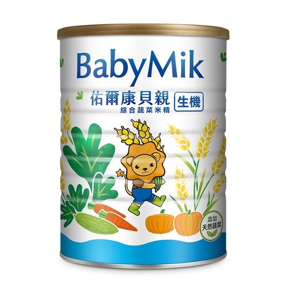 Babymik佑爾康貝親綜合蔬菜米精450g