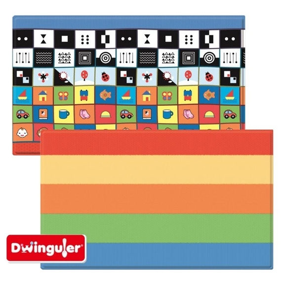 韓國康樂Dwinguler-(智力起點)雙面遊戲墊230x140x1.5CM(111-8813)
